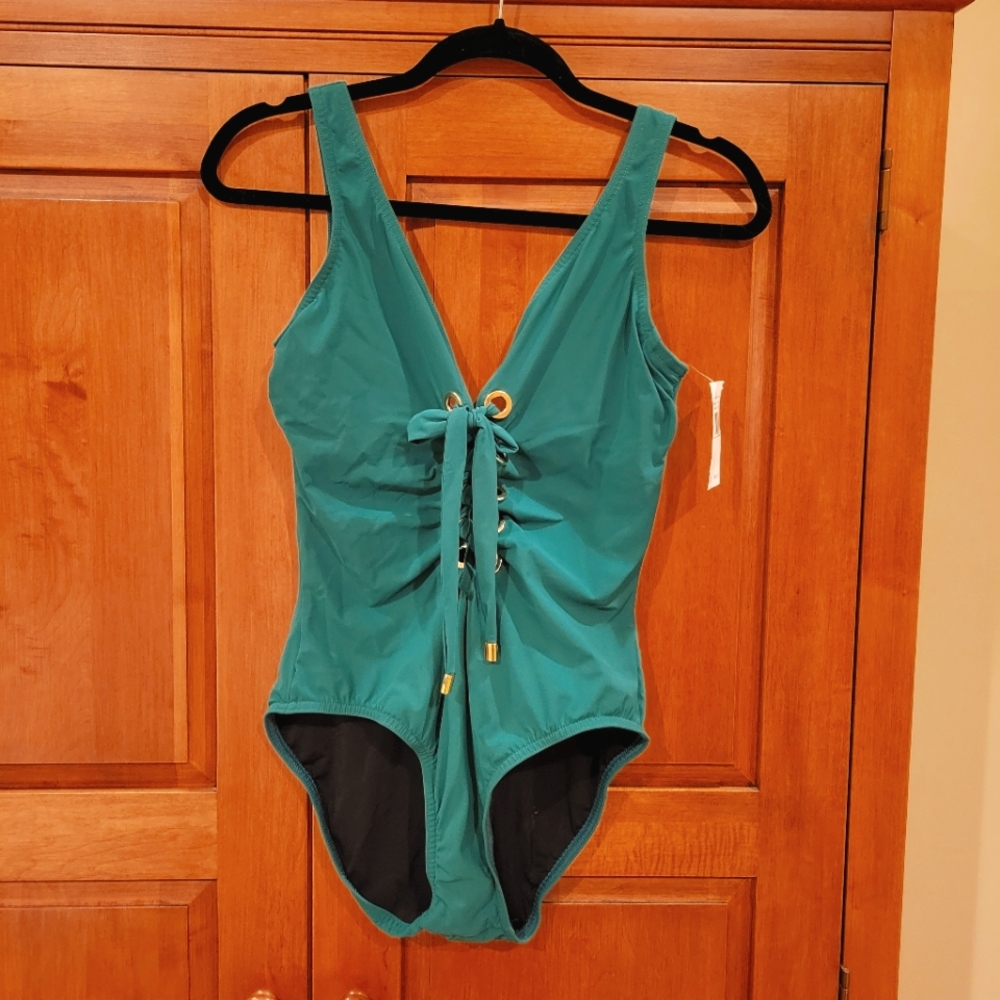 Karla Coletto lace up swimsuit
